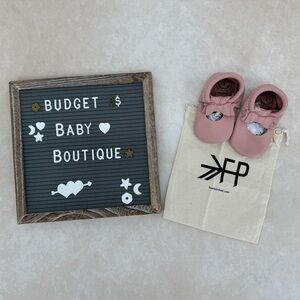 New Freshly Picked Ballet Flat Pink Bow Moccasins